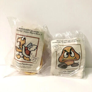 Vintage McDonalds Koopa Paratroopa and Little Goomba Super  Mario Bros 3